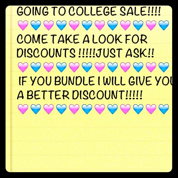 ALL OF THE ITEMS MUST GO(:!!!