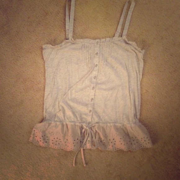Aerie gray tank top