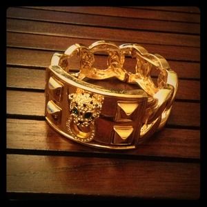 Leopard Door Knocker Icon Bracelet