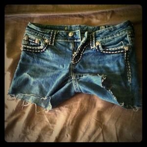 Cute cutoff Miss Me shorts