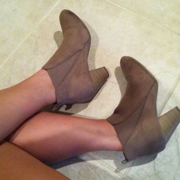 Faux Suede Booties