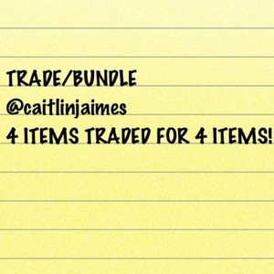TRADE/BUNDLE @caitlinjaimes-4 items.