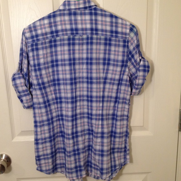 Sweet Plaid Button Up - Picture 2 of 3