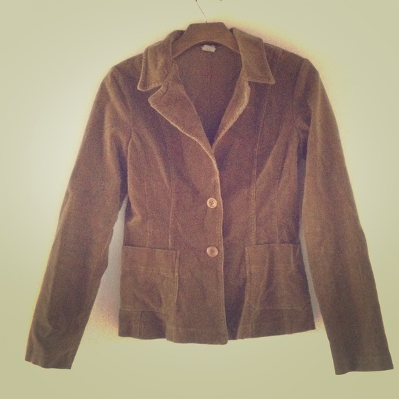 Brown corturoy blazer