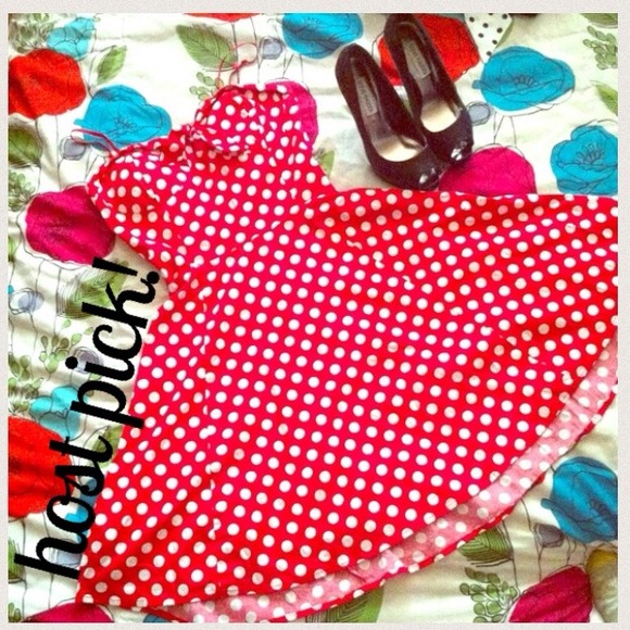 modcloth Dresses & Skirts - 🚫bundled🚫🎉HP 9/9🎉modcloth red polka dot dress!