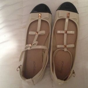 Topshop studded flats