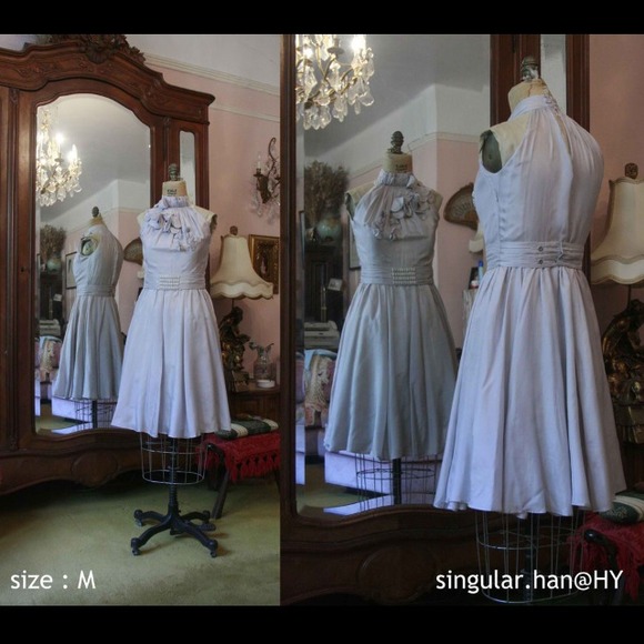 Silk-like soft drape dress