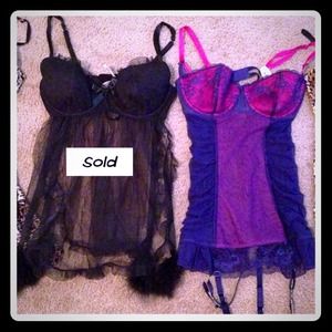 Purple and pink VS lingerie NWT