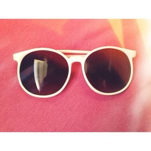 Vintage White Sunglasses