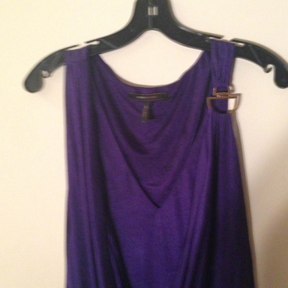 Purple satin dress - Picture 2 of 3