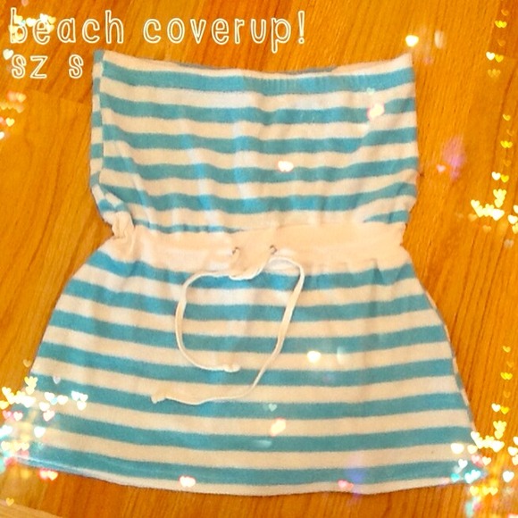 Terry Striped Coverup