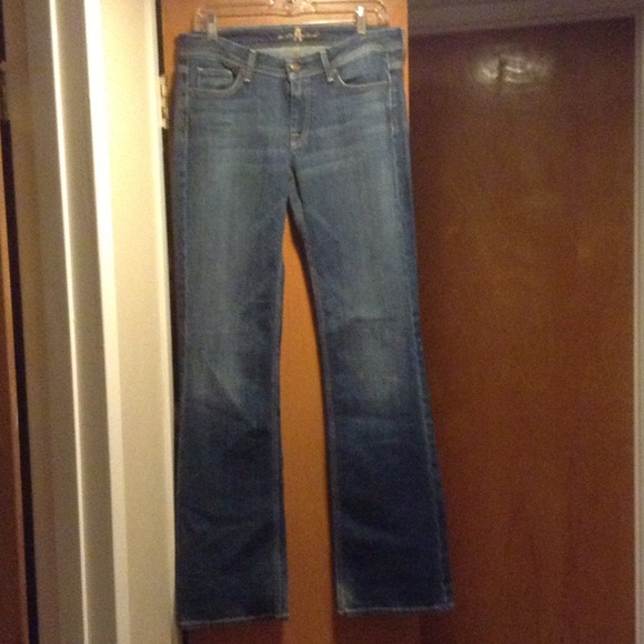 ❌Bundled❌ 7 For All Mankind Bootcut Jeans - Picture 3 of 4