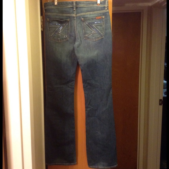 ❌Bundled❌ 7 For All Mankind Bootcut Jeans - Picture 4 of 4
