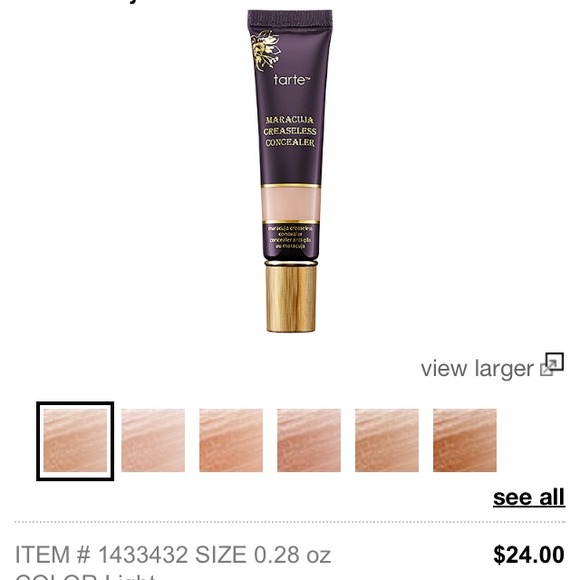 New Tarte MARACUJA CREASELESS concealer