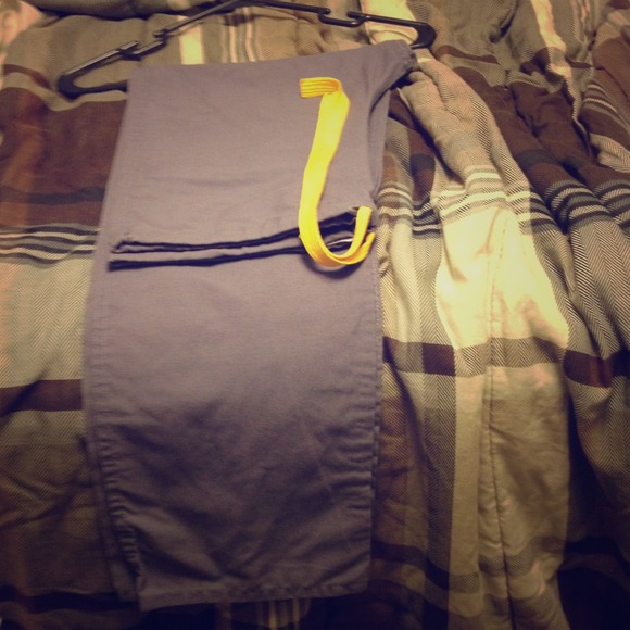 Grey drawstring scrub pants