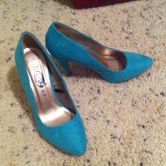 Seafoam Green Heels