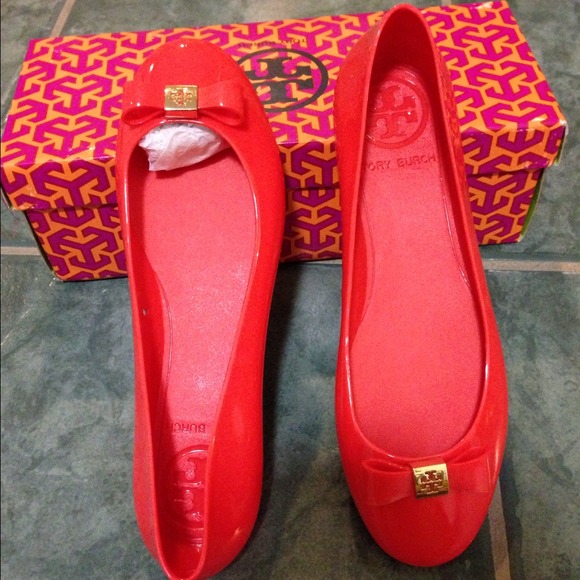 Tory burch jelly bow ballet flat !! SOLD!!