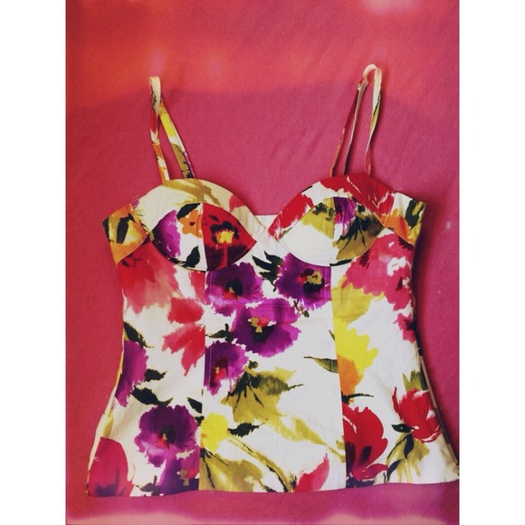 Forever 21 Floral Bustier