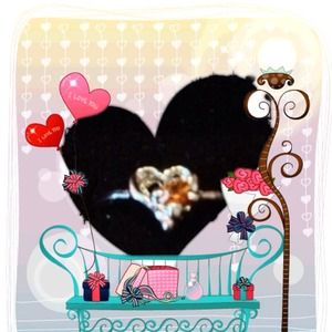 Silver ring with pink stone