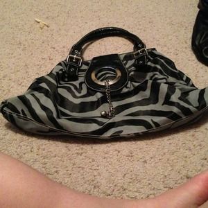 Gorgeous zebra print purse