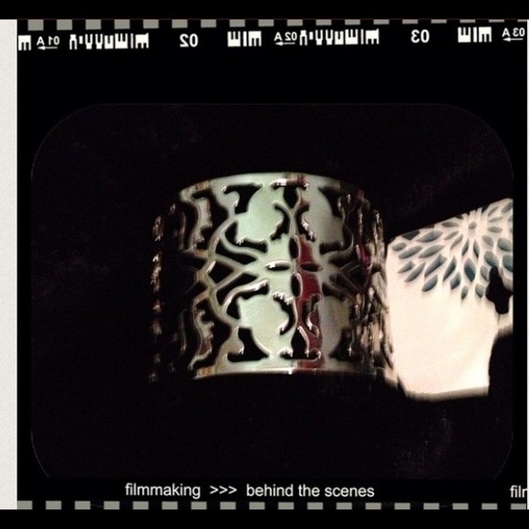 New silver cuff bracelet