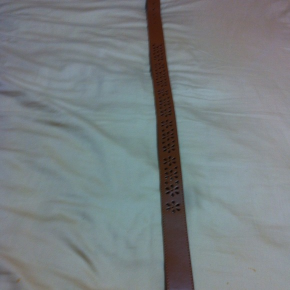 Girly Floral Brown Belt - Picture 1 of 2