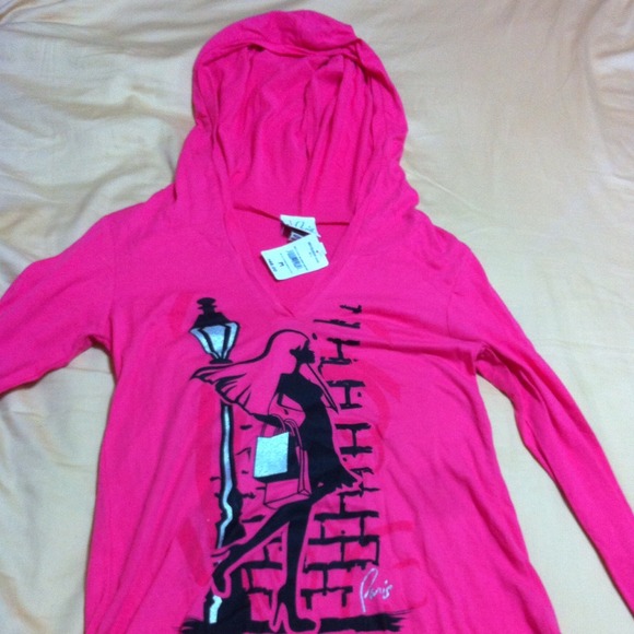 NWT Bright Pink Sweater - Picture 1 of 2