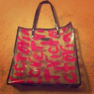 Victoria Secret Plastic Large Purse