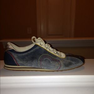 Blue Coach Sneakers