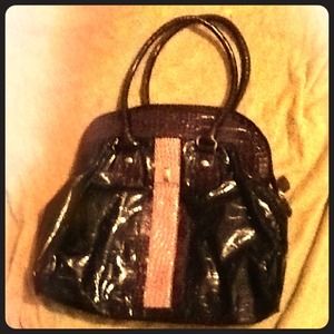 Brown leather pattern purse from Icing 💁🎒