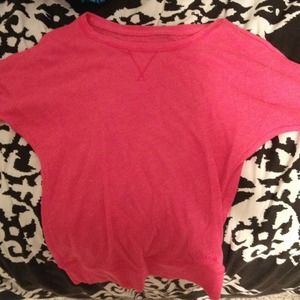 Pink plain sleeve Top