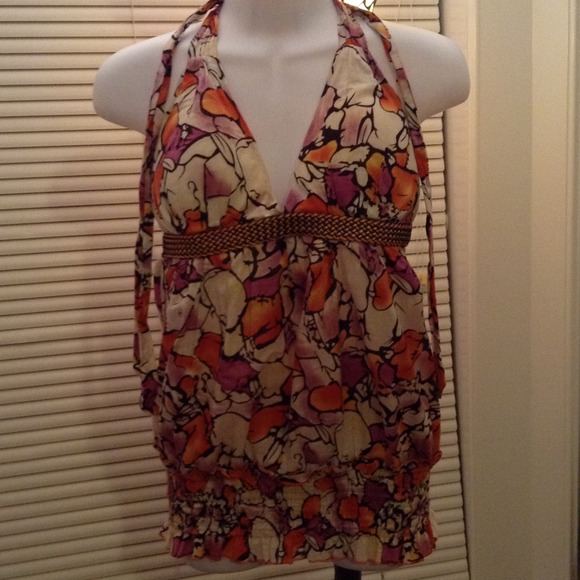 $✂Floral halter top sale!!!