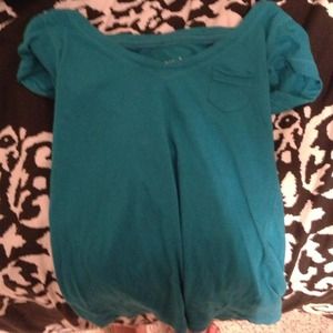 Teal V-Neck