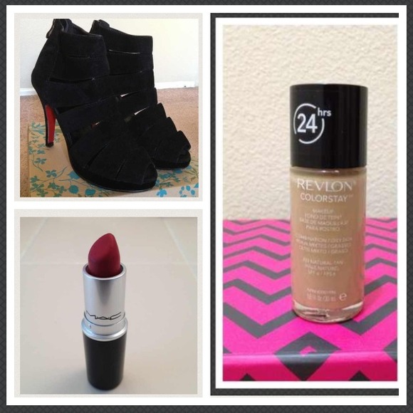 Revlon Foundation, MAC Russian Red, Red Bottoms