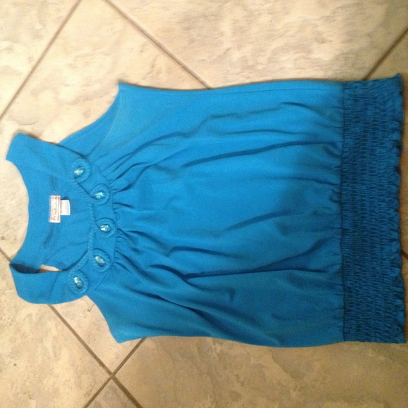 Blue tank
