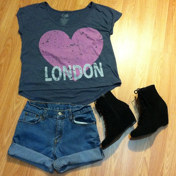 Tops - London hi/low t-shirt