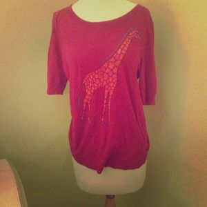 Marc by Marc Jacobs giraffe print shirt