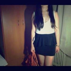 Peplum black skirt ❤
