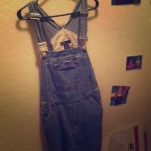 Classic denim overalls