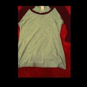 Charlotte Russe baseball tee ❤✌