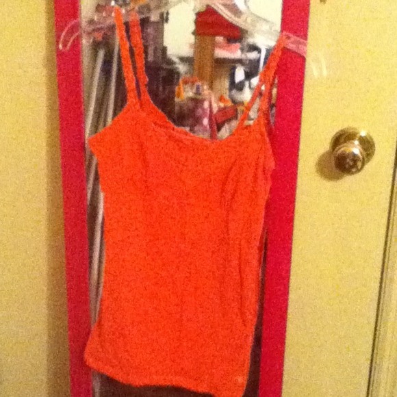 Pink American eagle tank