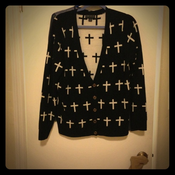 Forever 21 cross Cardigan