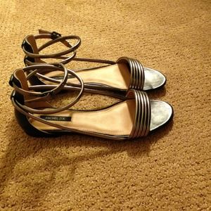 Rachel Zoe Leather Sandals - sz 8 -ONLY WORN ONCE!
