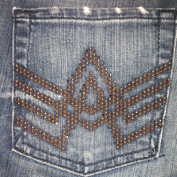 Size 28 7 For All Mankind jeans; style- 'A' pocket - Picture 1 of 4