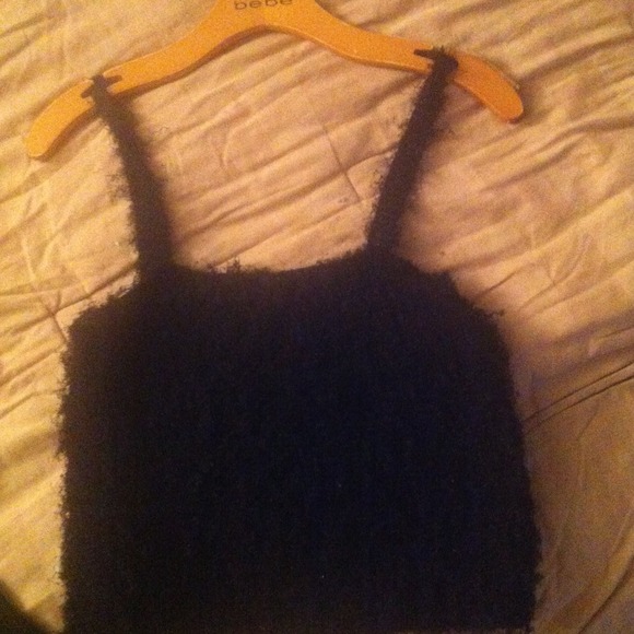 BEBE DRESS TOP I JUST TRIED ON THIS TOP & I......
