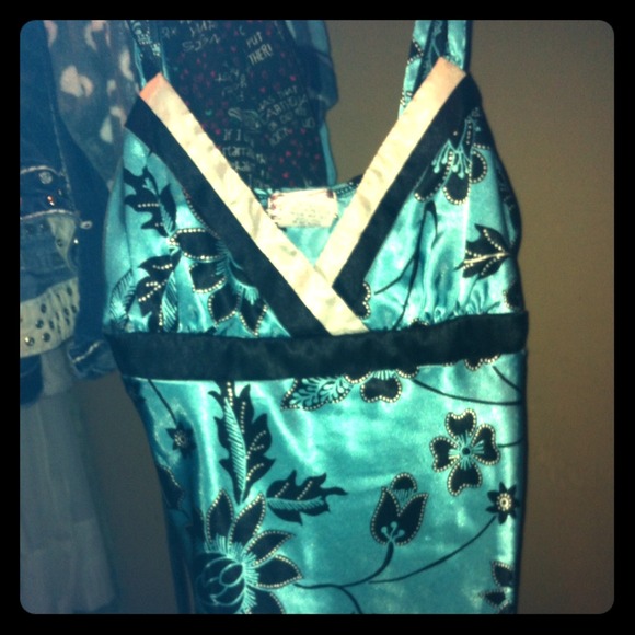 Blue Evening Blouse
