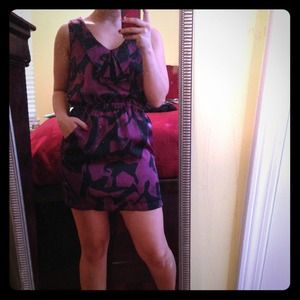 Black & purple dress!