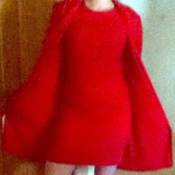 Dresses & Skirts - 💥REDUCED💥 Red Pin Stripe Dress with Jacket