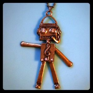 Dancing Robot Necklace