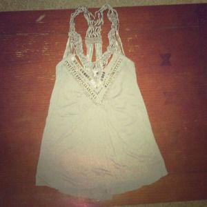 Matter & Sound Netted Strap Top